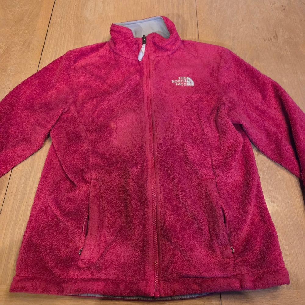 The North Face Osito Fleece Jacket Pink‎ Raspberry Full Zip Womens Small S/P